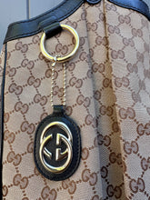 Load image into Gallery viewer, GUCCI Monogram Large Sukyee Canvas Leather Shoulder Bag
