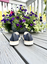 Load image into Gallery viewer, TOD’S Denim Slip-On Espadrille Loafers
