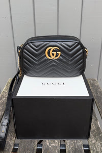 GUCCI GG Mormont Matelasse Leather Small Shoulder Crossbody Bag