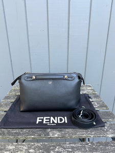 FENDI Leather Boston Bag