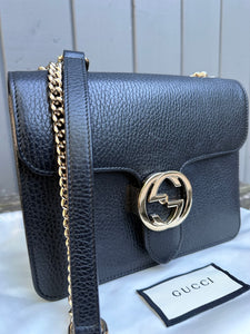 GUCCI Interlocking G Shoulder Crossbody Bag