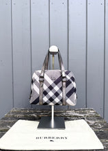 Load image into Gallery viewer, BURBERRY Vintage Small Canvas Leather Bowling Handle Bag
