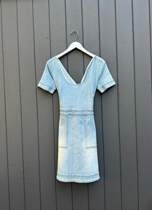 STELLA MCCARTNEY Faded Denim Dress