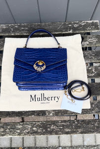 MULBERRY Harlow Croc Handle Shoulder Bag