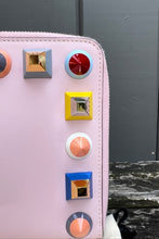 Load image into Gallery viewer, FENDI Multi Colour Studs Leather Clutch
