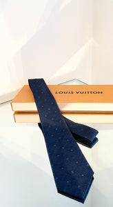 LOUIS VUITTON Monogram Silk Tie