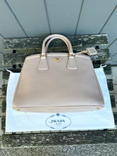 Load image into Gallery viewer, PRADA Parabole Saffiano Lux Leather Handle Tote
