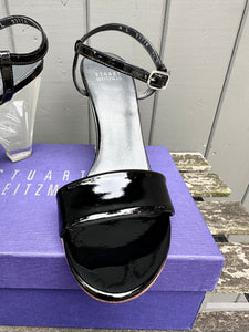 STUART WEITZMAN Patent Leather High-Heel Sandals