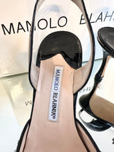 Load image into Gallery viewer, MANOLO BLAHNIK Patent Leather Slides
