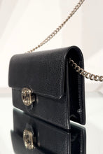 Load image into Gallery viewer, GUCCI Interlocking G Dollar Leather Wallet On Chain
