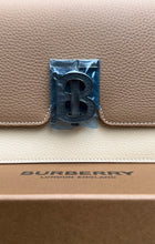 Load image into Gallery viewer, BURBERRY TB Two-Tone Leather Crossbody Bag
