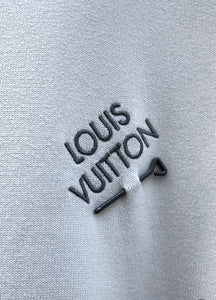 LOUIS VUITTON Signature Logo Cotton Short Sleeve T-Shirt