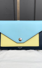 Load image into Gallery viewer, CELINE Calfskin Pocket Trifold Envelope Flap Wallet
