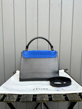 Load image into Gallery viewer, CELINE Medium Trapeze Tri Colour Leather Suede Handle Shoulder Bag
