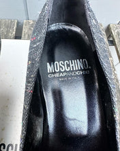 Load image into Gallery viewer, MOSCHINO Cheap And Chic Tweed Pointed Toe Kitten Heel Pumps
