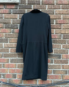 Vintage VALENTINO Miss V Broil Wool Long Sleeve Dress