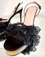 Load image into Gallery viewer, GUCCI Ruffle Embellished Slingback Sandals
