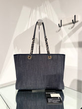 Load image into Gallery viewer, CHANEL Deauville Denim Small Tote
