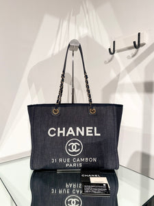 CHANEL Deauville Denim Small Tote