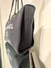 Load image into Gallery viewer, CHANEL Deauville Denim Small Tote
