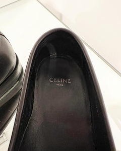 CELINE Leather Loafers