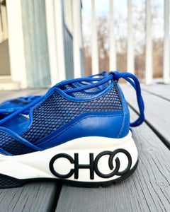 JIMMY CHOO Michigan Leather Sneakers