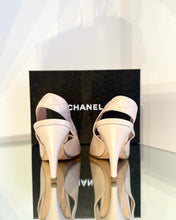 Load image into Gallery viewer, CHANEL Pointed Toe Mid Heel Leather Slides
