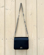 Load image into Gallery viewer, DOLCE &amp; GABBANA Satin Crystal Chain Embellished Strap Evening Shoulder  Bag
