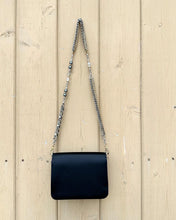 Load image into Gallery viewer, DOLCE &amp; GABBANA Satin Crystal Chain Embellished Strap Evening Shoulder  Bag
