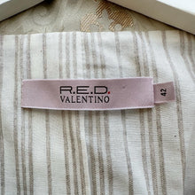 Load image into Gallery viewer, RED VALENTINO Gold Beige Cotton Blend Skirt Suit
