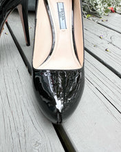 Load image into Gallery viewer, PRADA Patent Leather Platform High Heel Pumps
