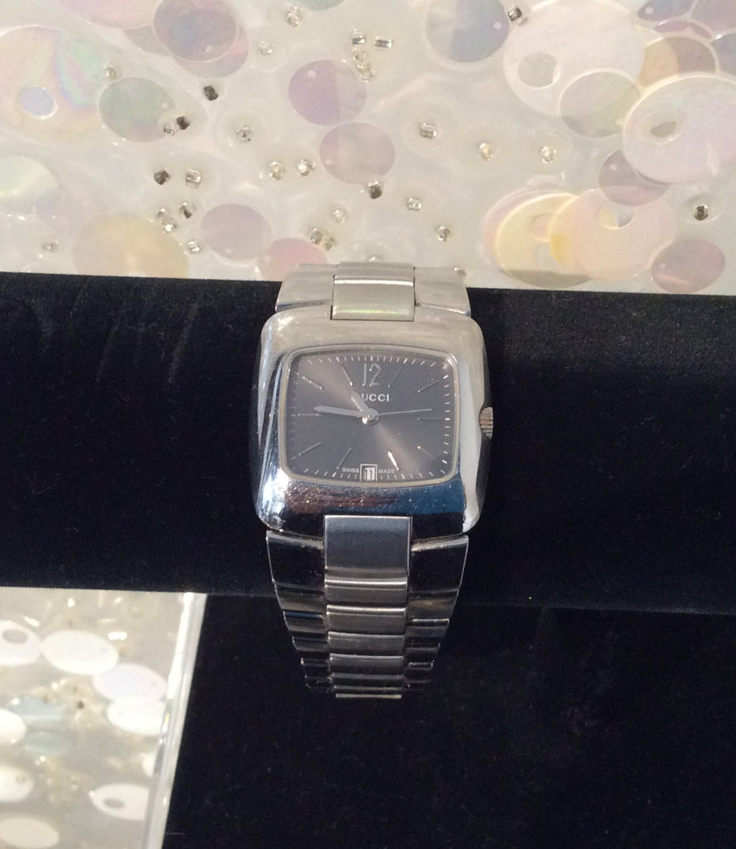 GUCCI Vintage 8500L Swiss Stainless Steel Watch