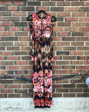 Load image into Gallery viewer, JEAN PAUL GAULTIER Soleil Floral Print Long Sleeve Peep Shoulder Nylon Maxi Dress
