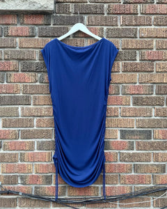 ST. JOHN Ruched Jersey Dress