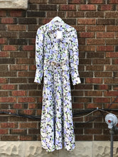 Load image into Gallery viewer, ZIMMERMANN Floral Print Linen Belted Shirt Dress
