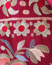 Load image into Gallery viewer, BIYA Embroidered 3/4 Length Silk Coat
