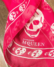 Load image into Gallery viewer, ALEXANDER MCQUEEN Skull Silk Chiffon Scarf
