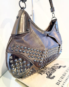 BURBERRY Alverton Studded Hobo Bag