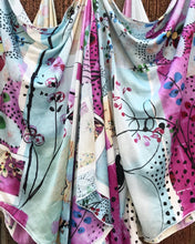 Load image into Gallery viewer, CHRISTIAN DIOR Boutique Paris Multi Colour Print Silk Midi Dress
