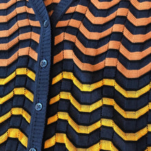 Load image into Gallery viewer, M MISSONI Zig Zag Multi-Colour Stripe Cardigan
