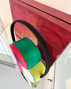 Vintage RENAUD PELLEGRINO  Multi Colour Silk Evening Bag