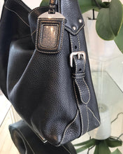 Load image into Gallery viewer, PRADA Black Leather Slouchy Shoulder Bag
