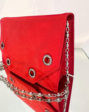 Load image into Gallery viewer, VALENTINO GARAVANI Crystal Embellished Evening Bag
