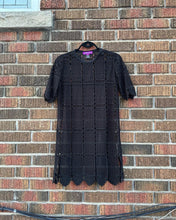 Load image into Gallery viewer, VIVIENNE TAM Crochet Short Sleeve Mini Dress
